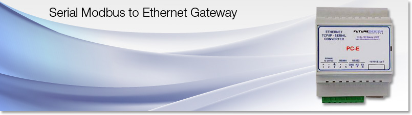 Serial Modbus to Ethernet Gateway